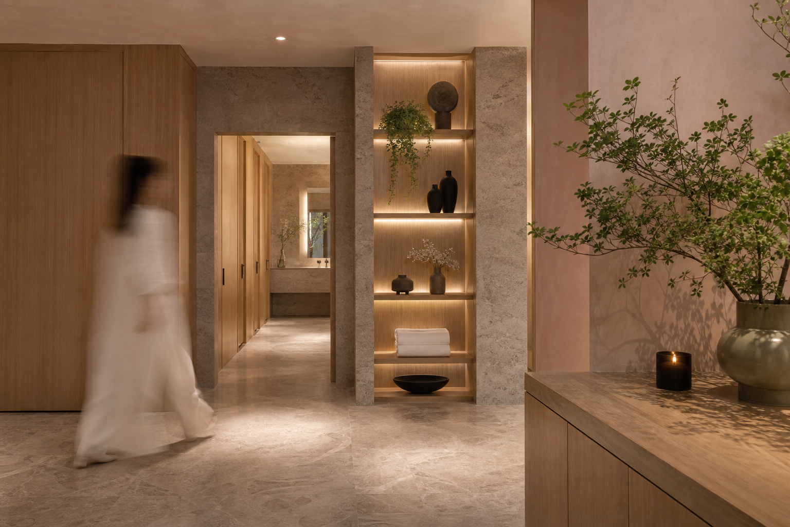 Boutique hotel interior